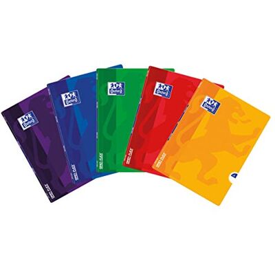 Oxford Openflex A4 – 60 hojas, línea, paquete de 5 unidades, colores Mix de polipropileno sobre Oxford Openflex A4 – 60 hojas, línea, paquete de 5 unidades, colores Mix de polipropileno sobre