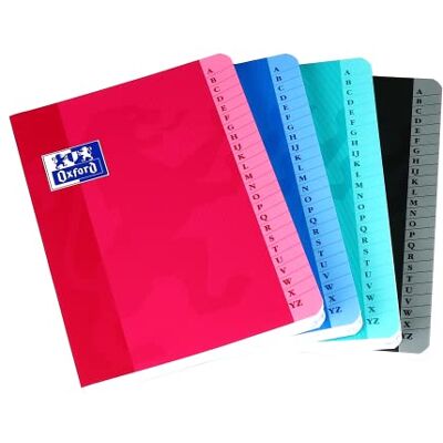 Oxford Scolaire Cuaderno A5, varios colores azul/rojo/verde/amarillo Oxford Scolaire Cuaderno A5, varios colores azul/rojo/verde/amarillo