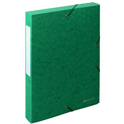 Exacompta 10 cajas de archivo Scotten A4 lomo 4 cm verde Exacompta 10 cajas de archivo Scotten A4 lomo 4 cm verde