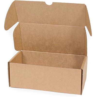 ONLY BOXES Pack 20 Cajas Cartón Kraft Automontables con Tapa – Doble Pared, Resistentes para Envíos, Ecommerce y Mensajería con medidas 20x9x7 cm ONLY BOXES Pack 20 Cajas Cartón Kraft Automontables con Tapa – Doble Pared, Resistentes para Envíos, Ecommerce y Mensajería con medidas 20x9x7 cm