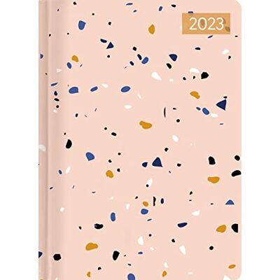 Alpha Agenda mini estilo terrazo 2023, calendario de bolsillo A6, elefante, día por día, 352 páginas, libro de notas, edición alfa Alpha Agenda mini estilo terrazo 2023, calendario de bolsillo A6, elefante, día por día, 352 páginas, libro de notas, edición alfa