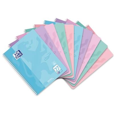 Oxford Touch Libreta de 160 páginas (tamaño A4, 10 unidades, 5 colores pastel) Oxford Touch Libreta de 160 páginas (tamaño A4, 10 unidades, 5 colores pastel)