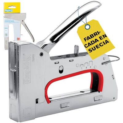 Rapid Grapadora Profesional Manual R353 PRO para Grapas No. 53, Grapadora para Tapicería con 3 Posiciones Ajustables, Gatillo Ergonómico, y Empuñadura Ergonómica, Fabricada en Suecia () Rapid Grapadora Profesional Manual R353 PRO para Grapas No. 53, Grapadora para Tapicería con 3 Posiciones Ajustables, Gatillo Ergonómico, y Empuñadura Ergonómica, Fabricada en Suecia ()