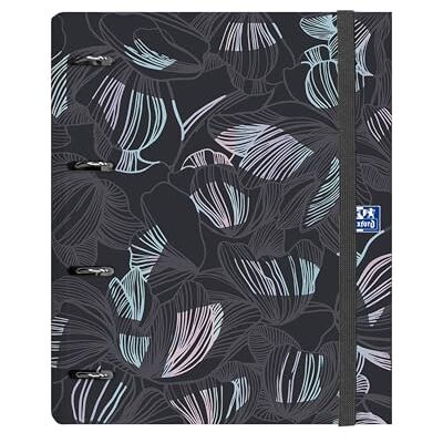 Oxford , Europeanbinder, Archivador de 4 anillas A4+, Tapa Extradura Dream Tech, Incluye Recambio Cuadrícula 5X5, Pizarra Write&Erase y Pegatinas, Diseño: flores Oxford , Europeanbinder, Archivador de 4 anillas A4+, Tapa Extradura Dream Tech, Incluye Recambio Cuadrícula 5X5, Pizarra Write&Erase y Pegatinas, Diseño: flores