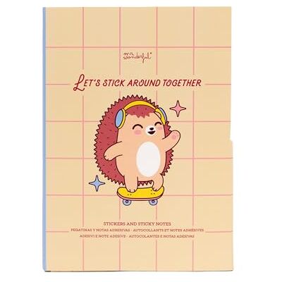 Mr. Wonderful Set de Pegatinas y Notas Adhesivas Let’s Stick Around Together – Sticky Notes para Agenda Mr. Wonderful Set de Pegatinas y Notas Adhesivas Let’s Stick Around Together – Sticky Notes para Agenda