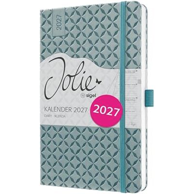 Sigel 7J135 Agenda semanal, A5, verde natural Calendario, planificador, agenda semanal, organizador Certificado FSC – Jolie Sigel 7J135 Agenda semanal, A5, verde natural Calendario, planificador, agenda semanal, organizador Certificado FSC – Jolie