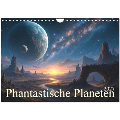 CALVENDO Planètes fantastiques (Calendrier mural 2027 DIN A4 vertical), calendrier mensuel CALVENDO Planètes fantastiques (Calendrier mural 2027 DIN A4 vertical), calendrier mensuel