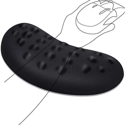Gimars Reposamuñecas para Ratón, Muñequera Ergonómica de Espuma con Memoria para Ratón con Notas de Masaje para Aliviar la Presión y el Dolor, Soporte de Muñeca para Ordenador Portátil Oficina Gimars Reposamuñecas para Ratón, Muñequera Ergonómica de Espuma con Memoria para Ratón con Notas de Masaje para Aliviar la Presión y el Dolor, Soporte de Muñeca para Ordenador Portátil Oficina