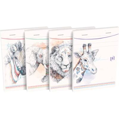 Oxford Boho Spirit A6 Bloc de notas (40 unidades, 6 mm, 160 páginas, grapado, tapa para tarjetas, decoración surtidos Oxford Boho Spirit A6 Bloc de notas (40 unidades, 6 mm, 160 páginas, grapado, tapa para tarjetas, decoración surtidos