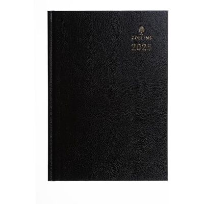 Collins Agenda de escritorio estándar 2025 para profesionales, agenda de negocios A4 de dos páginas por día, color negro, (), planificador de negocios premium con tapas duras de cuero Collins Agenda de escritorio estándar 2025 para profesionales, agenda de negocios A4 de dos páginas por día, color negro, (), planificador de negocios premium con tapas duras de cuero