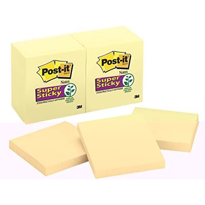 Post-It Pack de 12 76x76 mm amarillos Post-It Pack de 12 76x76 mm amarillos