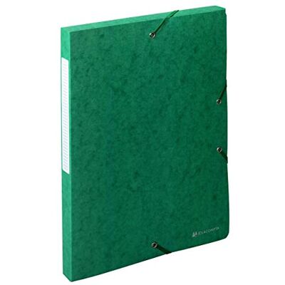 Exacompta 10 cajas de archivo Scotten A4 lomo 2,5 cm verde Exacompta 10 cajas de archivo Scotten A4 lomo 2,5 cm verde