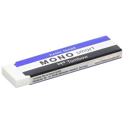 Tombow Mono Smart Goma de borrar extrafina, 20 unidades, 9 g Tombow Mono Smart Goma de borrar extrafina, 20 unidades, 9 g