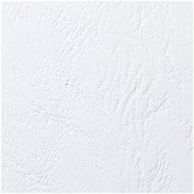 GBC LeatherGrain, Caja de 100 portadas A4, blanco, 250 g/m², 100 piezas GBC LeatherGrain, Caja de 100 portadas A4, blanco, 250 g/m², 100 piezas