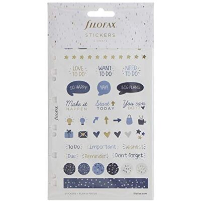 Filofax Pegatinas índigo Filofax Pegatinas índigo