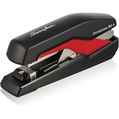 Swingline Rapid Supreme Omnipress, color negro/rojo Swingline Rapid Supreme Omnipress, color negro/rojo