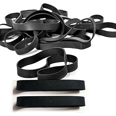 Gsrhzd 30 piezas Bandas de goma de oficina, Gomas elasticas papeleria, Adecuado para la organización de archivos en el hogar o la oficina (negro) Gsrhzd 30 piezas Bandas de goma de oficina, Gomas elasticas papeleria, Adecuado para la organización de archivos en el hogar o la oficina (negro)