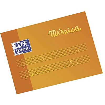 Oxford Pack de 20 cuadernos de música grapados, A5 Oxford Pack de 20 cuadernos de música grapados, A5