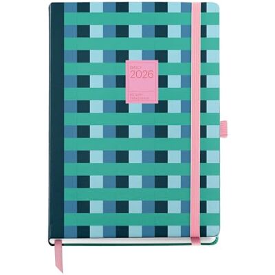 Miquelrius Agenda 2026 día por página, Similar A5+ (155 x 213 mm), Planificación diaria, Cubierta rígida cartón, Encuadernada, Cierre goma elástica, Papel 80 g/m², Español-EN-PT, Color block Miquelrius Agenda 2026 día por página, Similar A5+ (155 x 213 mm), Planificación diaria, Cubierta rígida cartón, Encuadernada, Cierre goma elástica, Papel 80 g/m², Español-EN-PT, Color block