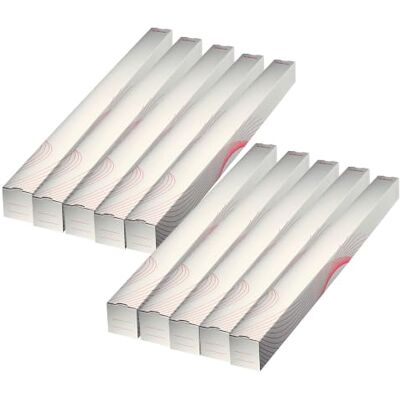 Esselte Tubo para documentos grandes (1100 mm, 10 unidades), color blanco Esselte Tubo para documentos grandes (1100 mm, 10 unidades), color blanco