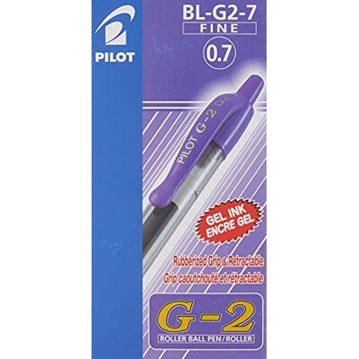 PILOT Bolígrafo de gel G-2 Violeta 0,7 mm (12 Unidades) PILOT Bolígrafo de gel G-2 Violeta 0,7 mm (12 Unidades)