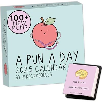 rockdoodles Calendario diario 2025 Punny de escritorio, divertido calendario 2025 día a día para el hogar u oficina, calendario diario 2025 página por día, calendario de bromas para papá con páginas rockdoodles Calendario diario 2025 Punny de escritorio, divertido calendario 2025 día a día para el hogar u oficina, calendario diario 2025 página por día, calendario de bromas para papá con páginas