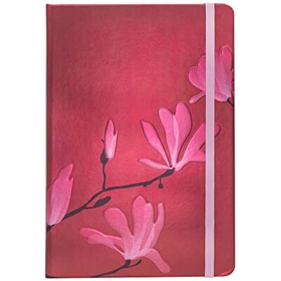 Idena Agenda 2023, magnolia roja, DIN A5, 176 páginas, 1 semana en 1 página, agenda Idena Agenda 2023, magnolia roja, DIN A5, 176 páginas, 1 semana en 1 página, agenda