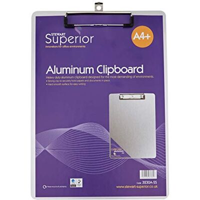 SECO , 3230 A-SS – Portapapeles de aluminio resistente a la corrosión (Papel A4) SECO , 3230 A-SS – Portapapeles de aluminio resistente a la corrosión (Papel A4)