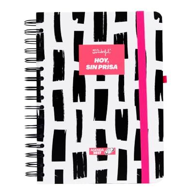 Mr. Wonderful Agenda Wonder 2027 Diaria Hoy, Sin Prisa Agenda Día Por Página De Enero A Diciembre, 368 Páginas FSC 90g, Pegatinas, Frases Diarias Y Cierre De Goma Mr. Wonderful Agenda Wonder 2027 Diaria Hoy, Sin Prisa Agenda Día Por Página De Enero A Diciembre, 368 Páginas FSC 90g, Pegatinas, Frases Diarias Y Cierre De Goma