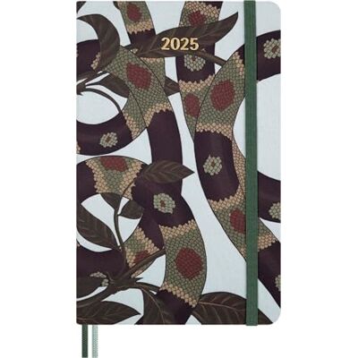 Moleskine Agenda Semanal de 12 Meses 2025 Año de la Serpiente, Diario Con Tapa Dura Y Cierre Elástico, Colección Año Del Serpiente, Formato Grande 13 x 21 cm Moleskine Agenda Semanal de 12 Meses 2025 Año de la Serpiente, Diario Con Tapa Dura Y Cierre Elástico, Colección Año Del Serpiente, Formato Grande 13 x 21 cm