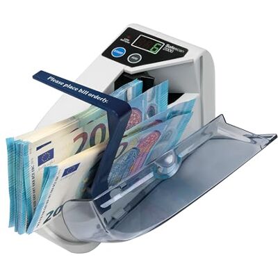 Safescan Contadora de billetes portátil para contar billetes clasificados Para contar en cualquier lugar Máquina para contar billetes clasificados de todas las divisas Safescan Contadora de billetes portátil para contar billetes clasificados Para contar en cualquier lugar Máquina para contar billetes clasificados de todas las divisas