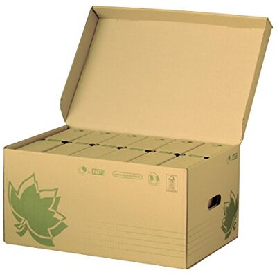 FAST Nature Line Caja para documentos, color crudo 52X35X26 FAST Nature Line Caja para documentos, color crudo 52X35X26
