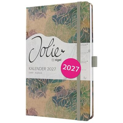 Sigel 7J609 Agenda con espiral, A5, rosa, violeta, verde, azul Calendario, planificador, agenda semanal, organizador Certificado FSC – Jolie Sigel 7J609 Agenda con espiral, A5, rosa, violeta, verde, azul Calendario, planificador, agenda semanal, organizador Certificado FSC – Jolie