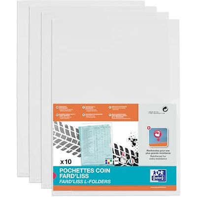 Oxford Elba Visión Fundas M Star, película rígida de PVC de 0,15 mm, de color blanco Oxford Elba Visión Fundas M Star, película rígida de PVC de 0,15 mm, de color blanco