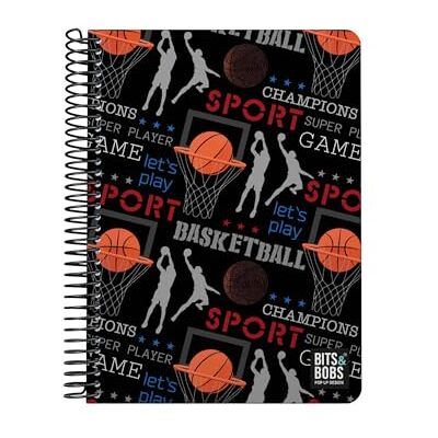 Grafoplas Cuaderno Cuarto Bits&Bobs Basket 80 Hojas Cuadriculadas 4x4 90g Tapa Plastico Espiral Cierre Coil-Lock Certificado FSC Grafoplas Cuaderno Cuarto Bits&Bobs Basket 80 Hojas Cuadriculadas 4x4 90g Tapa Plastico Espiral Cierre Coil-Lock Certificado FSC