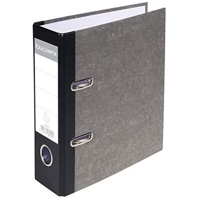 Exacompta – – 1 A5 Vertical papel jaspeado gris archichero palanca – 70 mm lomo – 75 mm mecánico – Dimensiones exteriores: 23 x 21,5 x 7 cm – Formato archivo A5 – Color gris – lomo negro Exacompta – – 1 A5 Vertical papel jaspeado gris archichero palanca – 70 mm lomo – 75 mm mecánico – Dimensiones exteriores: 23 x 21,5 x 7 cm – Formato archivo A5 – Color gris – lomo negro