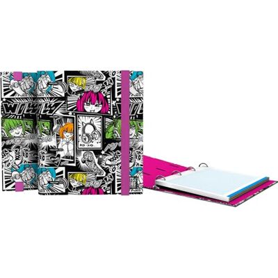 Grafoplas Carpeta con Recambio A5 Carpebook Yuku Bits&Bobs Incluye Recambio Hojas 90g Cuadricula 5x5 Borde Color Lomo Curvo Ergonómico 4 Anillas Redondas 25mm Certificado FSC Grafoplas Carpeta con Recambio A5 Carpebook Yuku Bits&Bobs Incluye Recambio Hojas 90g Cuadricula 5x5 Borde Color Lomo Curvo Ergonómico 4 Anillas Redondas 25mm Certificado FSC
