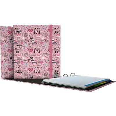 Grafoplas Carpeta 4 Anillas con Recambio a4 Incluye 100 Hojas Cuadriculadas 5x5 Separadores y Sobre con Cierre Lomo Curvo Ergonómico Carpebook Sweet Bits&Bobs Pop Up Design Grafoplas Carpeta 4 Anillas con Recambio a4 Incluye 100 Hojas Cuadriculadas 5x5 Separadores y Sobre con Cierre Lomo Curvo Ergonómico Carpebook Sweet Bits&Bobs Pop Up Design