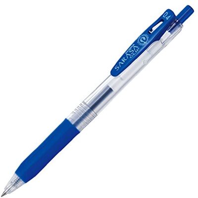 Zebra Technologies Zebra Sarasa JJS15 Bolígrafo de gel, caja de 10 unidades, 0.4mm, tinta color azul Zebra Technologies Zebra Sarasa JJS15 Bolígrafo de gel, caja de 10 unidades, 0.4mm, tinta color azul