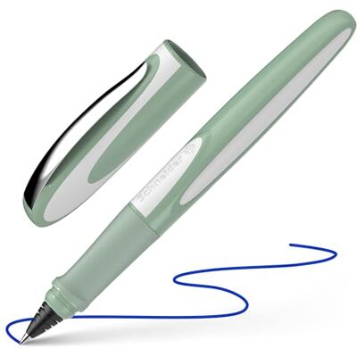 Schneider Pistacchio Ray Bolígrafo roller (recargable con cartuchos de tinta estándar, apto para diestros y zurdos) Schneider Pistacchio Ray Bolígrafo roller (recargable con cartuchos de tinta estándar, apto para diestros y zurdos)