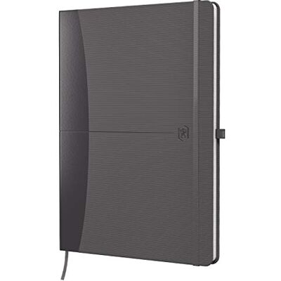 Oxford Cuaderno Signature, DIN A5, a rayas, 80 hojas, compatible con SCRIBZEE, gris Oxford Cuaderno Signature, DIN A5, a rayas, 80 hojas, compatible con SCRIBZEE, gris