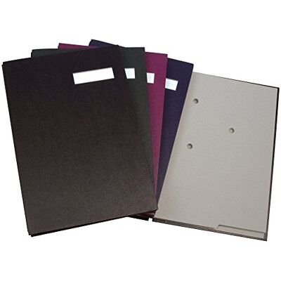 Q-Connect – Carpetas de Firma, 20 compartimentos, color rojo Q-Connect – Carpetas de Firma, 20 compartimentos, color rojo