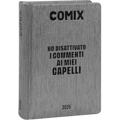 COMIX Agenda mini diaria de 16 meses, agenda escolar 2024-2025 para niños y niñas, con tapa dura, ideal para la escuela secundaria, 11 x 15,3 cm, color negro COMIX Agenda mini diaria de 16 meses, agenda escolar 2024-2025 para niños y niñas, con tapa dura, ideal para la escuela secundaria, 11 x 15,3 cm, color negro