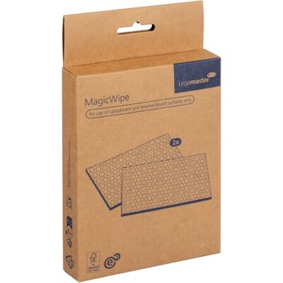 Legamaster MagicWipe,pack dos borradores para pizarras de acero vitrificado Legamaster MagicWipe,pack dos borradores para pizarras de acero vitrificado