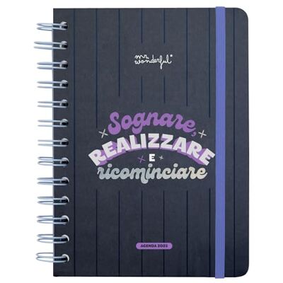 Mr. Wonderful Agenda Wonder pequeña 2025 semanal – Soñar, realizar y empezar de nuevo – Incluye 8 hojas de pegatinas y frases diarias Mr. Wonderful Agenda Wonder pequeña 2025 semanal – Soñar, realizar y empezar de nuevo – Incluye 8 hojas de pegatinas y frases diarias