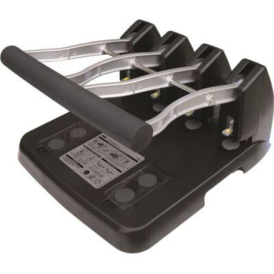 WONDAY Perforadora de 4 agujeros de gran capacidad, 150 hojas, color negro WONDAY Perforadora de 4 agujeros de gran capacidad, 150 hojas, color negro