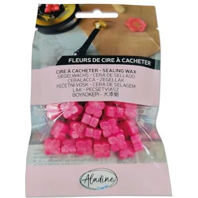 Aladine 72626 – 60 perlas de cera para ocultar – rosa caramelo nacarado – para crear sello de cera – flores de cera – hacer parte de boda, nacimiento, letras, correos, menús y regalos Aladine 72626 – 60 perlas de cera para ocultar – rosa caramelo nacarado – para crear sello de cera – flores de cera – hacer parte de boda, nacimiento, letras, correos, menús y regalos