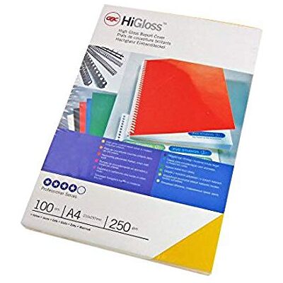 GBC CE020030 Portada de encuadernación CHROMO DIN A4 250 grs (Pack 100) color rojo GBC CE020030 Portada de encuadernación CHROMO DIN A4 250 grs (Pack 100) color rojo