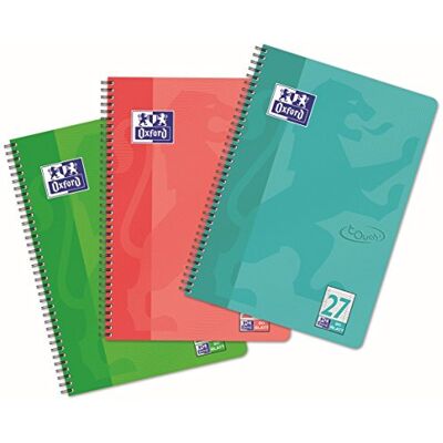 Oxford Touch College 10 unidades en formato DIN A4, 80 hojas con renglones con doble borde surtidos Bloc de notas Bloc de notas Bloc de cartas escolar ( Oxford Touch College 10 unidades en formato DIN A4, 80 hojas con renglones con doble borde surtidos Bloc de notas Bloc de notas Bloc de cartas escolar (