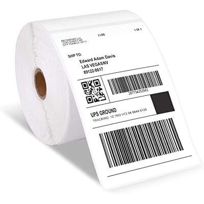 Phomemo Etiquetas 4x6 500 etiquetas/rollo, etiquetas de envío Compatibles con MUNBYN, impresora de etiquetas, etiquetas térmicas Autoadhesivas para DHL, UPS, DPD-100 x 150 mm Phomemo Etiquetas 4x6 500 etiquetas/rollo, etiquetas de envío Compatibles con MUNBYN, impresora de etiquetas, etiquetas térmicas Autoadhesivas para DHL, UPS, DPD-100 x 150 mm